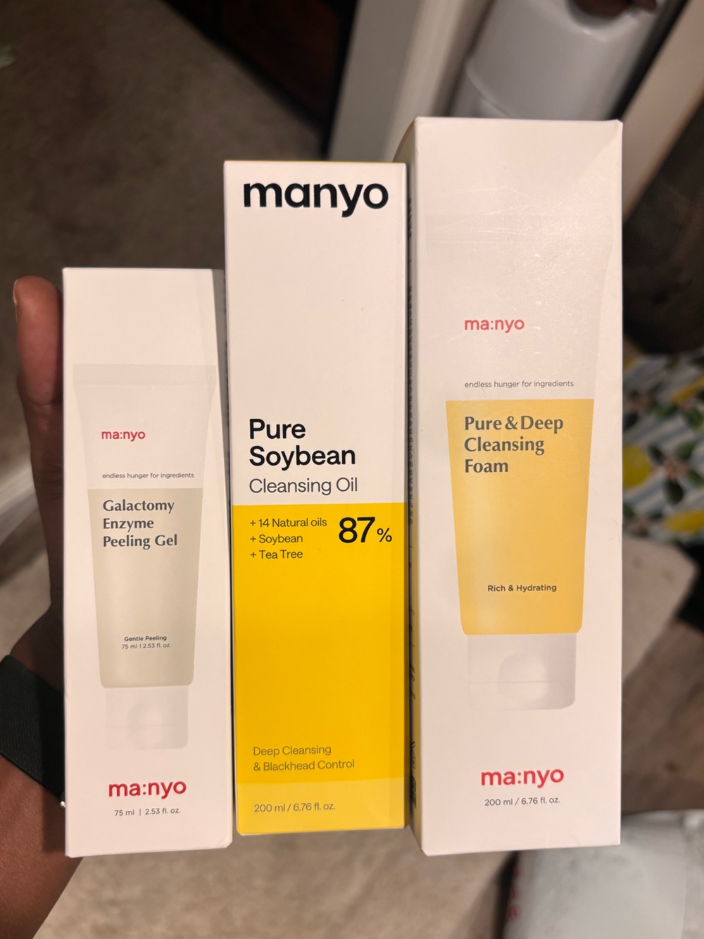 Manyo Pure Soybean Cleansing Oil - Yellow